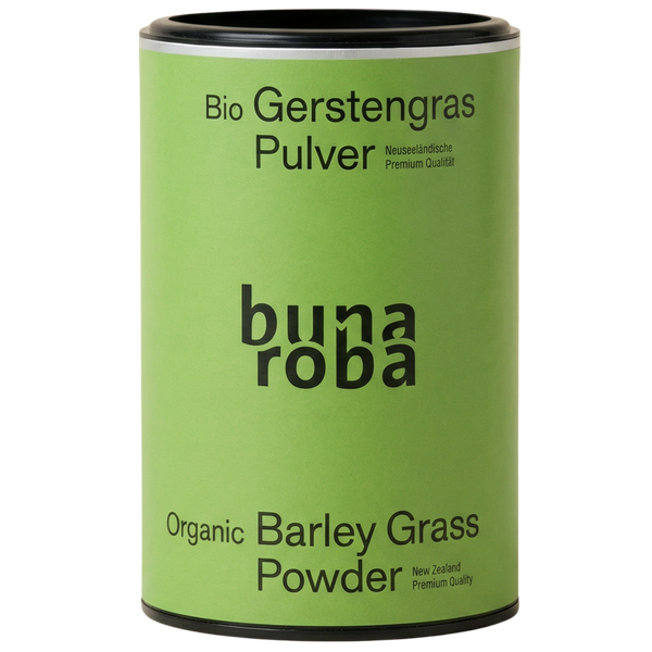 Poudre d'herbe d'orge biologique