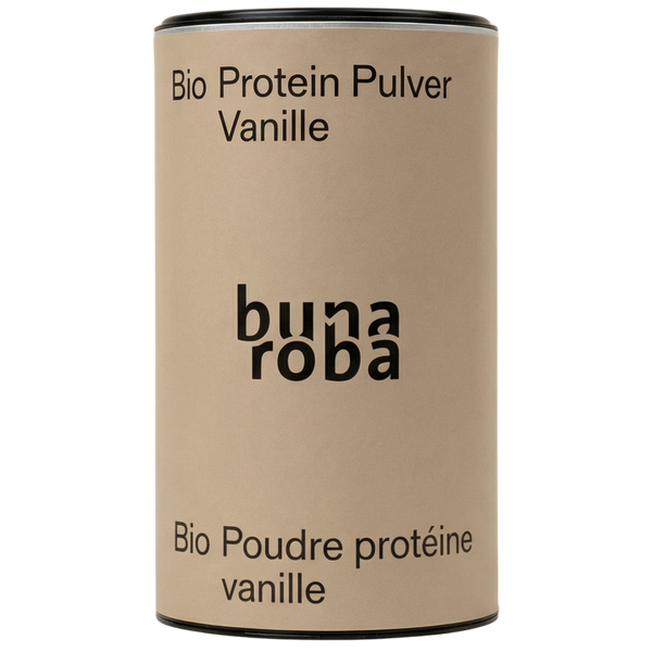 Poudre de protéines de vanille biologique