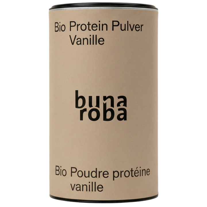 Poudre de protéines de vanille biologique