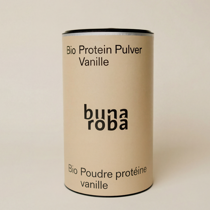 Poudre de protéines de vanille biologique