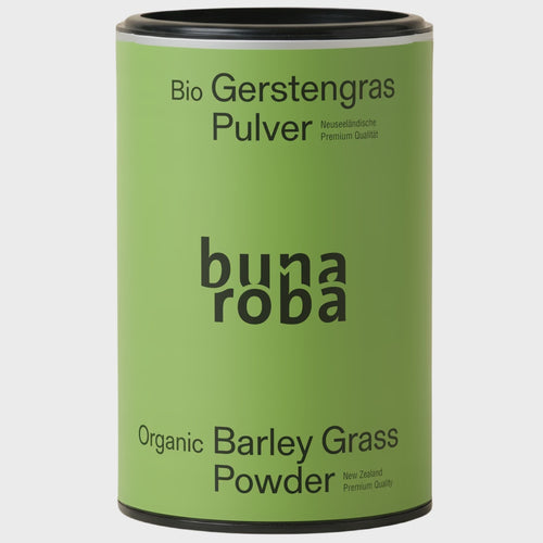 Bio Gerstengras Pulver, rundum