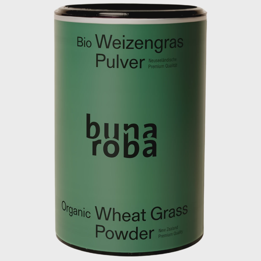 Bio Weizengras Pulver, rundum