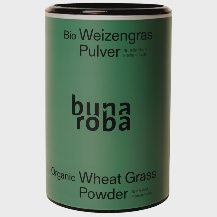 Bio Weizengras Pulver, rundum