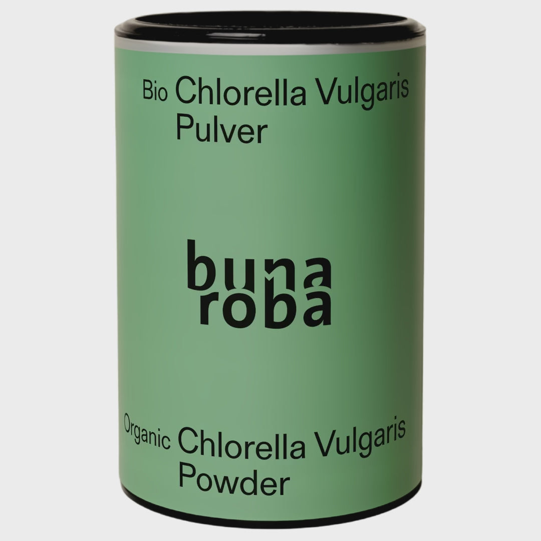 Bio Chlorella Vulgaris Pulver, rundum