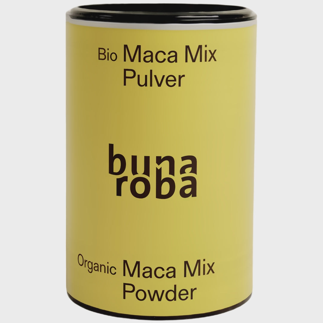 Bio Maca Mix Pulver, rundum